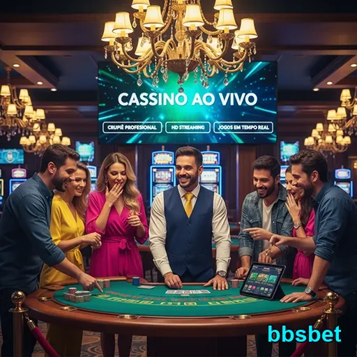 Ilustração de Explore jogos ao vivo e slots na bbsbet com segurança