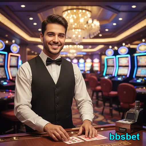 Ilustração de Explore jogos ao vivo e slots na bbsbet com segurança